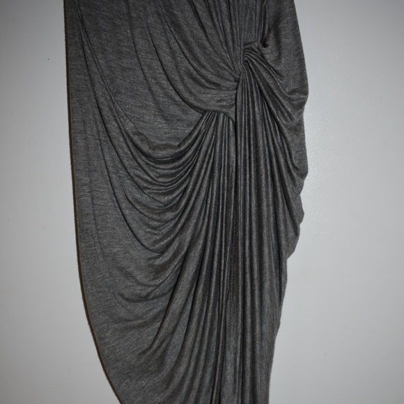 Grey Knotted Maxi Dress - Picture 3 of 4
